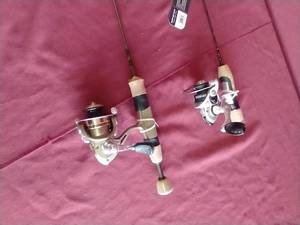 lot 20 image: (2) Ice Fishing Rods