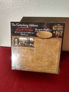 lot 106 image: Gettysburg Address Puzzle
