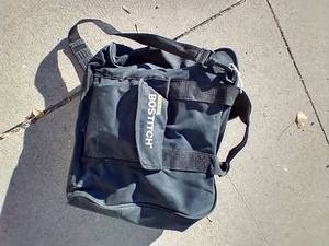 lot 143 image: Bostitch Bag & (3) Nailers
