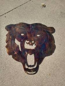 lot 147 image: Metal Bear Etching