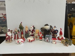 Large Collection of Santa Christmas Decor