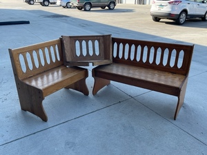 Wooden Corner Bench Seat