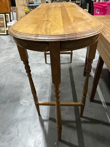 Wood Oval Table