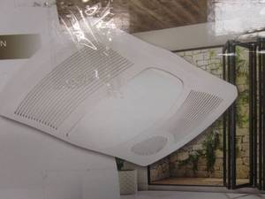lot 45 image: BROAN NUTONE 110 CFM Ceiling Bathroom Exhaust Fan with Light and 1500-Watt Heater (OPEN BOX)