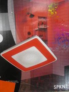 lot 62 image: BROAN NUTONE Sensonic Series 110 CFM Ceiling Bathroom Exhaust Fan with Speaker and Bluetooth Wireless Technology, Energy Star (OPEN BOX)