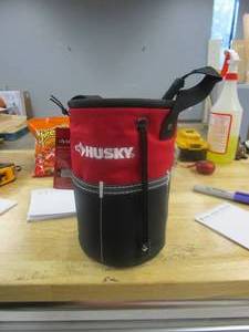 lot 41 image: HUSKY 5 in. 10 Pocket Utility Sack Tool Bag (BRAND NEW)