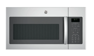 lot 25 image: GE 1.7 cu. ft. Over the Range Microwave with Sensor Cooking in Stainless Steel (OPEN BOX, MISSING PLATE & PLATE HOLDER)