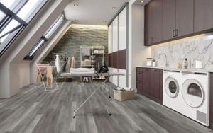 lot 179 image: Woodland Beaufort Birch 7.13 in. W x 48.03 in. L Rigid Core Luxury Vinyl Plank Flooring (23.8 sq. ft.  case) (11 CASES TOTAL, APPROXIMATELY 261 SQ FT TOTAL)