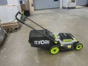 lot 183 image: RYOBI 40V HP Brushless 20 in. Cordless Battery Walk Behind Push Mower (NICE CONDITION, TOOL ONLY)