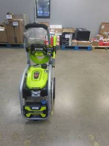 lot 192 image: RYOBI 3300 PSI 2.5 GPM Cold Water Gas Pressure Washer with Honda GCV200 Engine (RUNS, IN VERY NICE CONDITION)