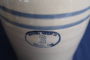 VINTAGE MARSHALL POTTERY BUTTER CHURN