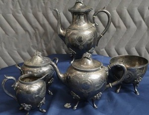 ANTIQUE REDFIELD AND RICE COFFEE TEA SET