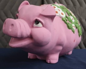 ADORABLE PINK PIGGY BANK