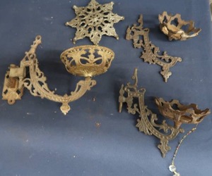 CAST IRON SCONCES