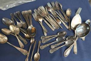 VINTAGE  ANTIQUE  SILVERWARE
