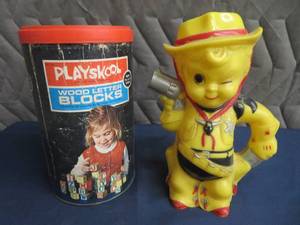 ALADDIN LIL COWBOY PLAYSKOOL  BLOCKS