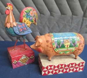2 JIM SHORE COLLECTABLES