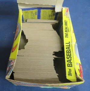 UNTOUCHED 1987 BOX OF TOPPS BASEBALL CARDS.