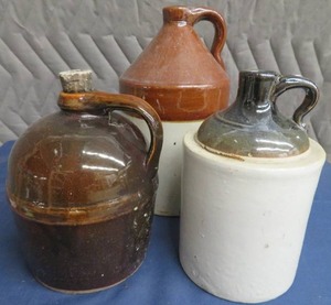 LITTLE BROWN JUG AND 2 MORE