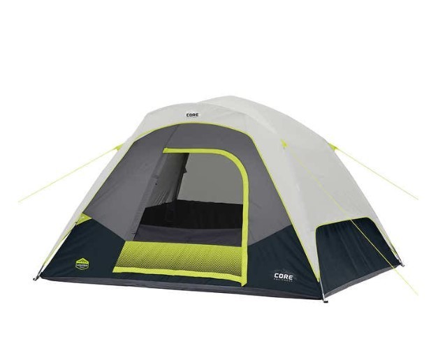 lot 533 image: CORE 6-Person Lighted Dome Tent