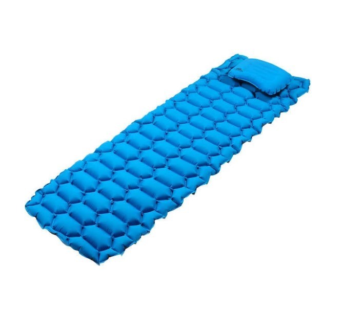 lot 544 image: Cascade Mountain Tech Inflatable Sleeping Pad with Pillow