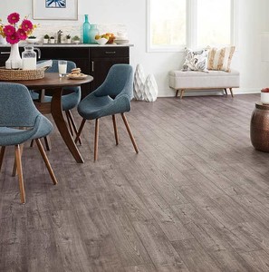 lot 290 image: Roughly 510 Sq Ft (30 Boxes) of Mohawk Westmere Scraped Oak Laminate Flooring