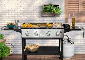 lot 352 image: NEW Members Mark 4-Burner Outdoor Gas Griddle