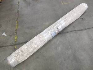 lot 384 image: Karastan Collection 8 x 10 BeigeCream Area Rug - DIRTY