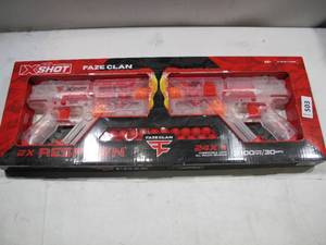 lot 503 image: NEW ZURU X-Shot Faze Clan Respawn 2-Pack with 24 Dart Balls
