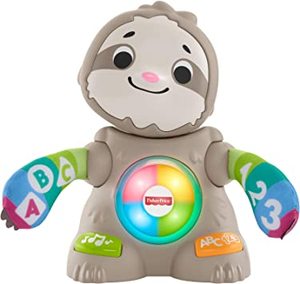 lot 512 image: NEW Fisher-Price Linkimals Smooth Moves Sloth - Interactive Educational Toy with Music, Lights, & Motion For Baby Ages 9 Months & Up
