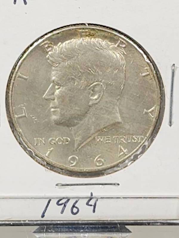 1964 D U.S. Mint Silver Kennedy Half Dollar