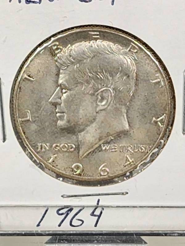 1964 D U.S. Mint Silver Kennedy Half Dollar