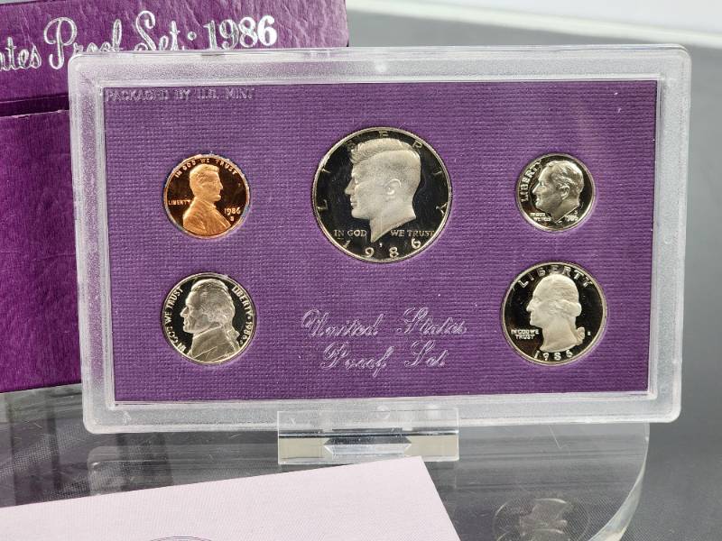1986 U.S. Proof Coin Set