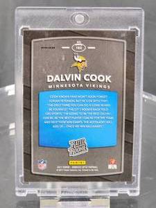 2017 Donruss Football Dalvin Cook Prizm Rated Rookie Card #343