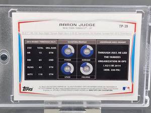2014 Topps Bowman Baseball Aaron Judge Rookie Card #TP-39