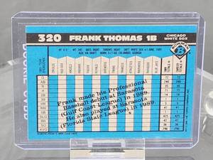 1990 Bowman Baseball Frank Thomas Rookie Card #320