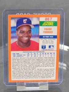 1990 Score Traded Baseball Frank Thomas Rookie Card #86T