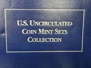 LK Extensive Album Containing U.S. Mint Denver & Philadelphia Un-Circulated Coin Sets 1965 thru 2000 Collection WOW