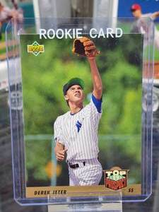 1993 Upper Deck Hand Correlated Baseball Album 840 Card Set Including the Derek Jeter Rookie Card #449