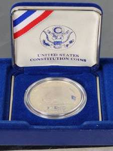 1987 S US Constitution 90% Silver Dollar Proof Coin