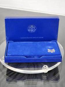 1986 S US Liberty 90% Silver Dollar & Half Dollar Proof Coin