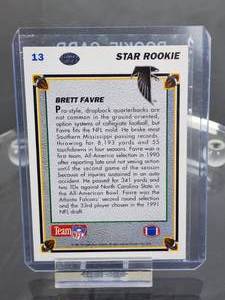 1991 Upper Deck Football Brett Favre Rookie Card #13
