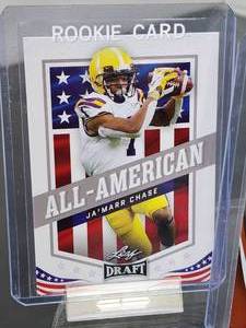 (3) Assorted Jamar Chase Football Rookie Cards