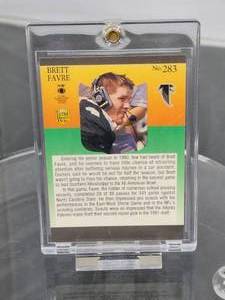 1991 Fleer Ultra Football Draft Picks Brett Favre Rookie Card #283