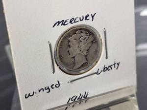 (4) 1944 Silver Mercury Dimes