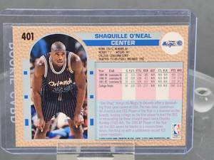 1993 Fleer Basketball Shaquille ONeal Rookie card #401