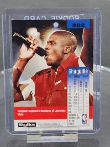1993 Skybox Basketball Shaquille ONeal Rookie card #382