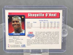 1993 NBA Hoops Basketball Shaquille ONeal Rookie card #442