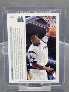 1993 Upper Deck Future Force McDonalds Basketball Shaquille ONeal Rookie card #P43