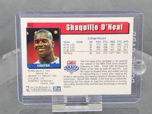 1993 NBA Hoops Basketball Shaquille ONeal Rookie card #442